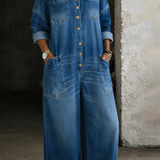 Sophia | Õlavarrelt Vaba Denim Üksik
